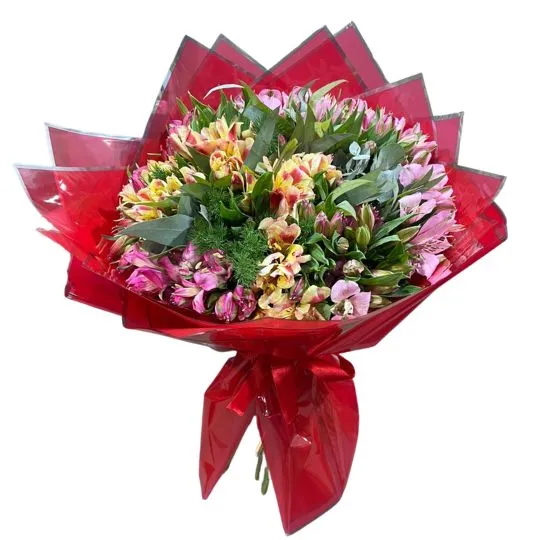 Ramo de flores astromelias